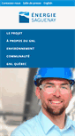 Mobile Screenshot of energiesaguenay.com